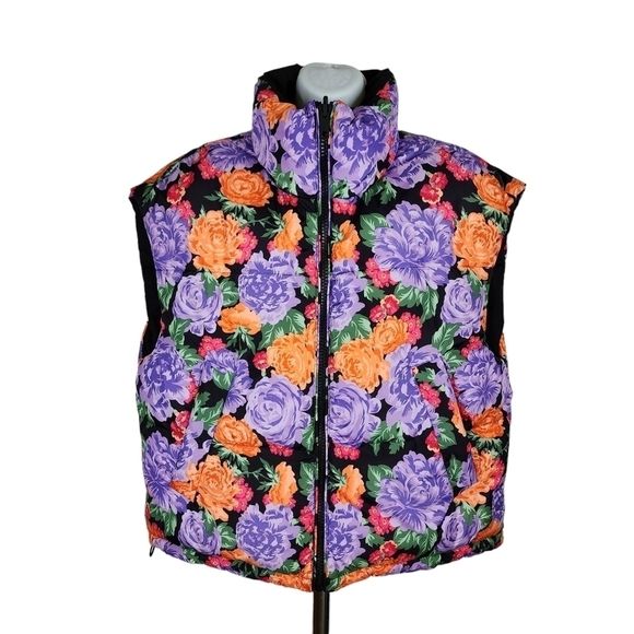 ZARA REVERSIBLE ZIP FRONT PUFFER VEST - Picture 1 of 10